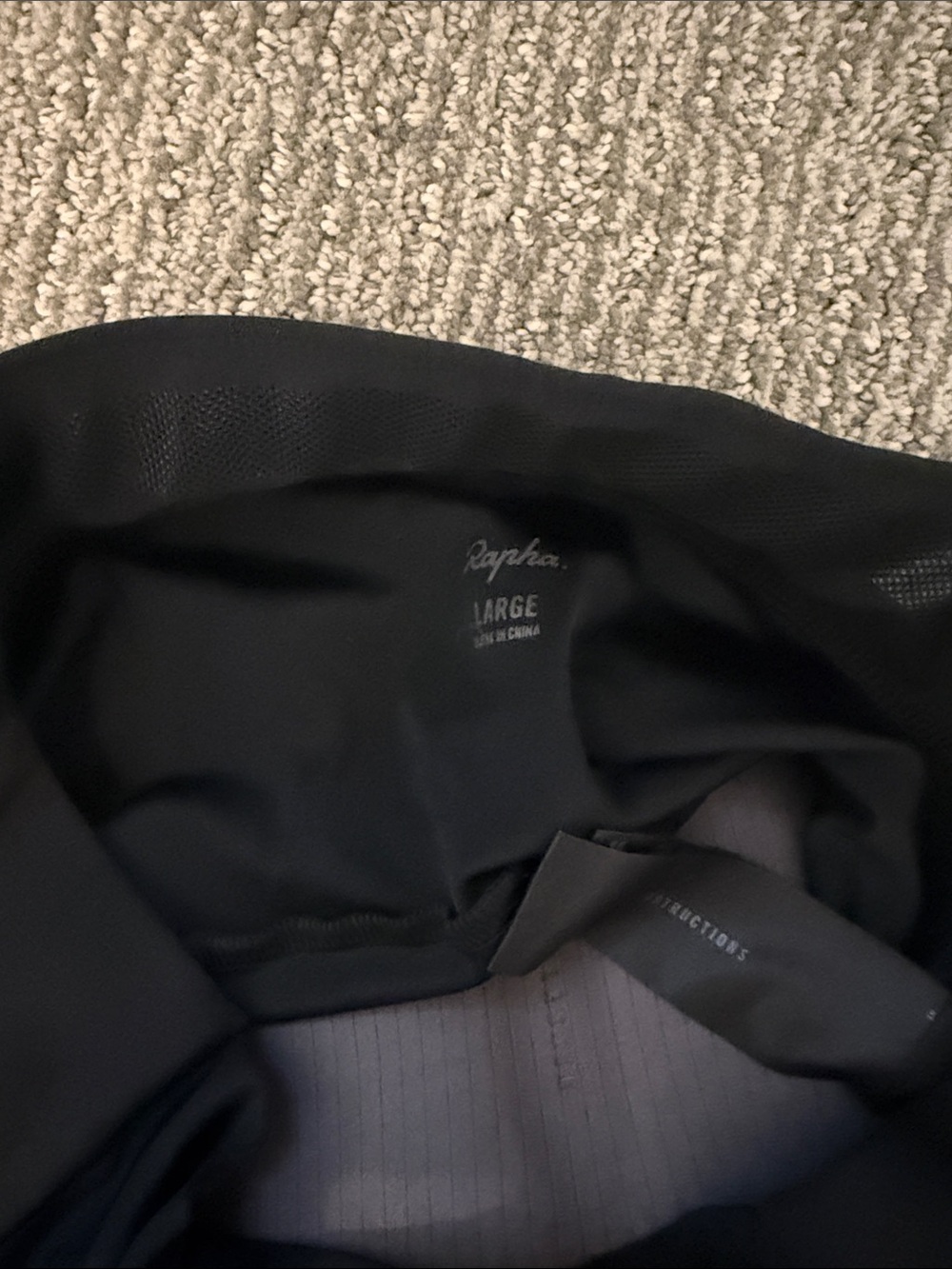 Rapha Black Cycling Cargo Shorts Size Large - Picture 3 of 4